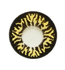 Funky Wolf Black Yellow Cosplay Lenses